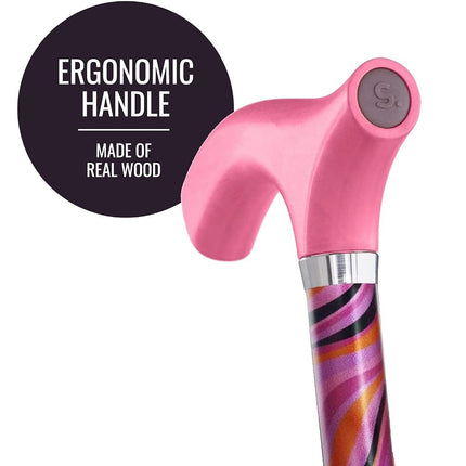 Switch Sticks Aluminum Adjustable Folding Cane and Walking Stick collapses and adjusts from 32 to 37 inches, Tango