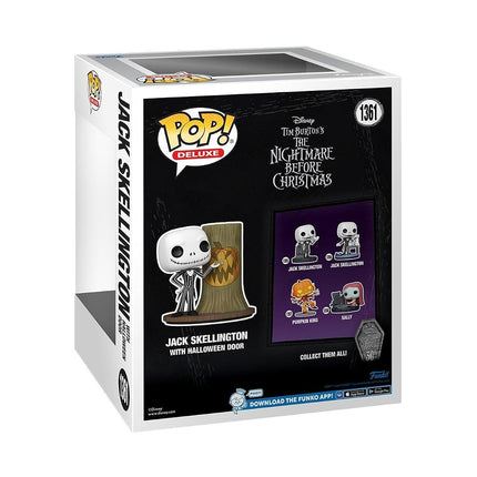 Funko Pop! Deluxe: Disney the Nightmare Before Christmas 30th - Jack Skellington With H.Town Door - Disney: the Nightmare Before Christmas - Collectable Vinyl Figure - Gift Idea - Movies Fans