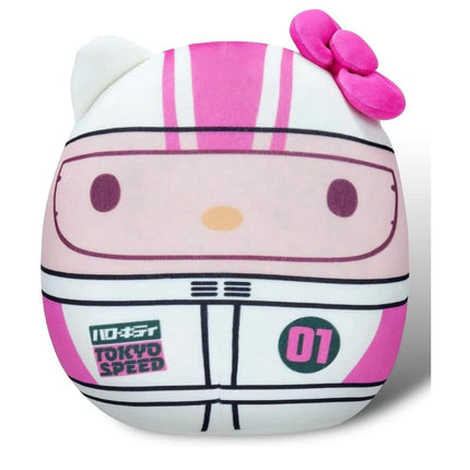 Squishmallows 8" Hello Kitty- Licensed Kellytoy Plush - Collectible Soft & Squishy Stuffed Fruit Animal Toy - Add Glady to Your Squad - Gift for Kids, Girls & Boys - 8 Inch (Tokyo Racer Hello Kitty)