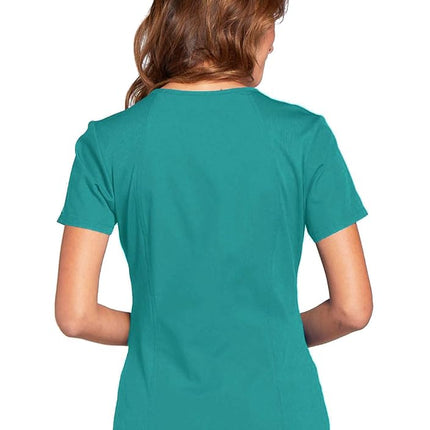 Cherokee Women's Classic Medical Work Wear, Teal, Blue, 5XL Plus
