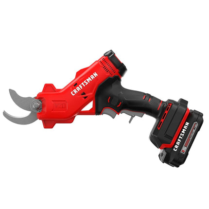 Sécateur électrique sans fil CRAFTSMAN 20 V MAX, batterie et chargeur inclus (CMCPR320C1)