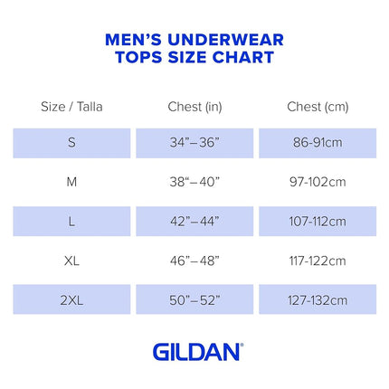 Gildan Men's Crew T-Shirts Underwear, Black (6-Pack), XXL (Pack of 6)