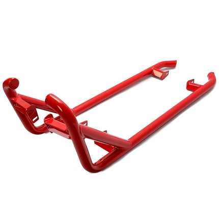 ALMULOO Barras Nerf Rock Sliders Par Compatible con Polaris RZR XP 1000 Turbo S 2014-2023, RZR 900/900 XC/S 900/S 1000 Puertas Laterales Izquierda Derecha - 2 Asientos Rojo