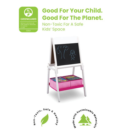 Chevalet double face en bois peint Delta Children - Blanc