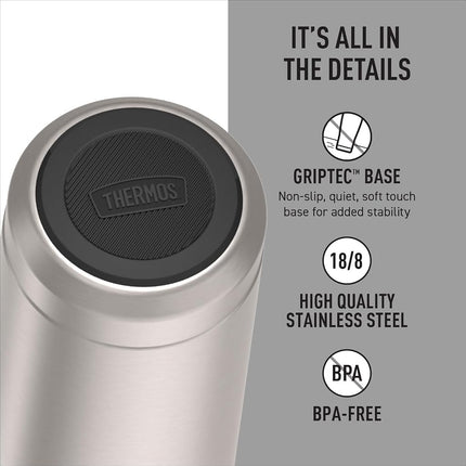 Matte Stainless-Slim Can Insulator(Holds 12oz Slim Can)