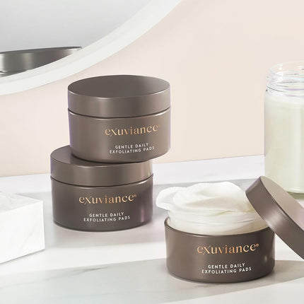 Discos Faciales Exfoliantes Suaves de Uso Diario con PHA, Antioxidantes de Vitaminas C y E, y Extractos de Té Verde y Pepino, 60 unidades