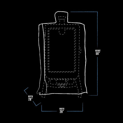 Pit Boss 73752 Pellet Smoker Cover, No Size, Black