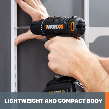 Perceuse-visseuse sans fil Worx WX108L 20V 1/2" Power Share - (Batteries et chargeur inclus)