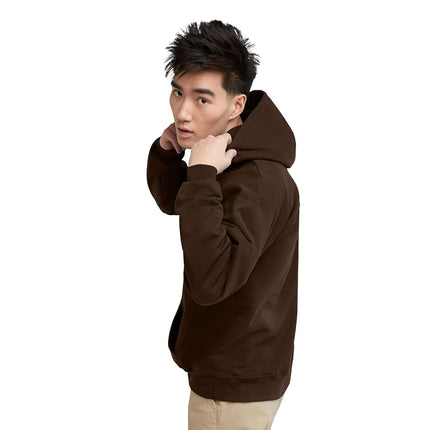 Hanes Men's Ultimate, Heavyweight Fleece Hoodie, Cotton Sweatshirt Hooded, Dark Chocolate, S