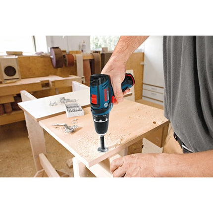 Bosch Power Tools Drill Kit - PS31-2A - 12V, 3/8 Inch, Two Speed Driver, Cordless Drill Set - Includes Two Lithium Ion Batteries, 12V Charger, Screwdriver Bits & Soft Carrying Bag, Blue