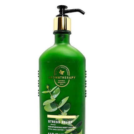 Bath and Body Works Aromatherapy STRESS RELIEF Body Lotion - Eucalyptus Spearmint 192 mL