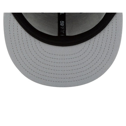 New Era x MLB Men's Los Angeles Dodgers Basic 56Fifty Fitted Hat Black/White-7