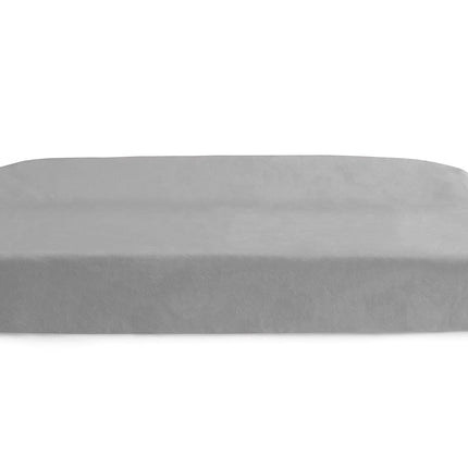 Cambiador anatómico Delta Children con funda de felpa, gris