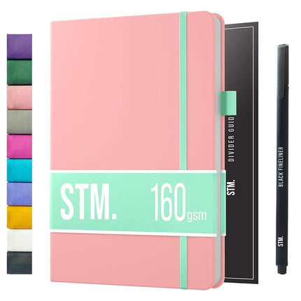 A5 Bullet Dotted Journal Notebook by STM | Thick B