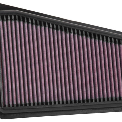 K&N Air Filter Kia Stinger 3.3 ''GT Twin Turbo 2018- (Right) (33-5068), Red