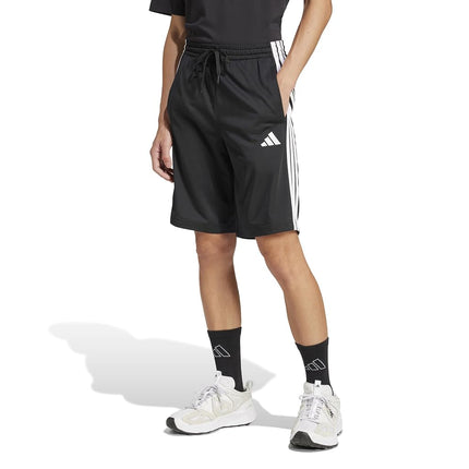adidas Men's 3-Stripes Tricot Shorts, Black, 3XL