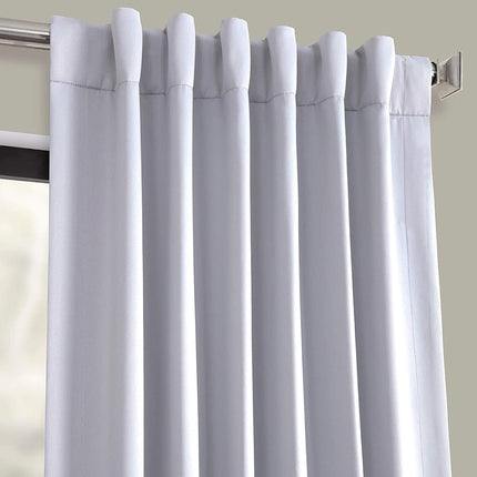 HPD Half Price Drapes Room Darkening Curtains 84 Inches Long for Bedroom & Living Room (1 Panel), 50 X 84, Fog Grey