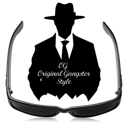 Locs Mens Hardcore Gangster Sunglasses Bandana Print, Black Graffiti, Men