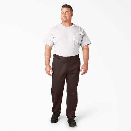 Dickies Men's Original 874 Work Pants, Dark Brown, 29W x 32L