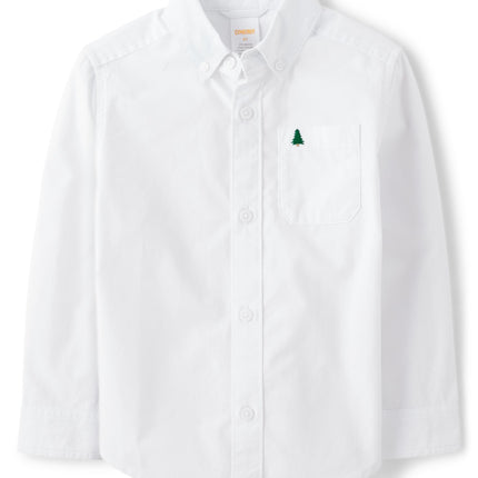 Gymboree Boys' and Toddler Long Sleeve Button Up S
