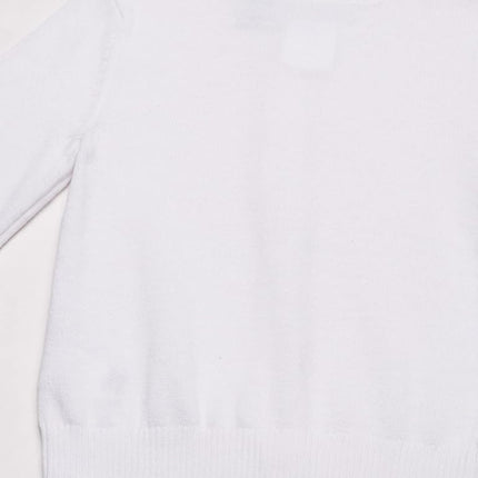 The Children's Place Cardigan d'uniforme fille, blanc, très petit