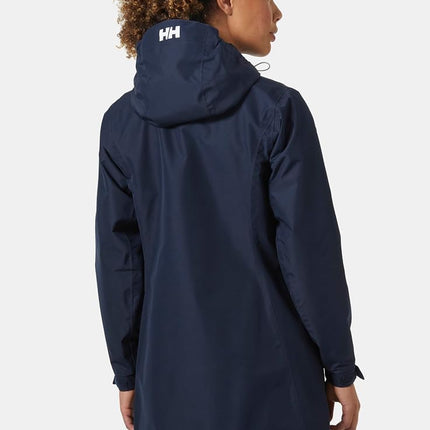 Helly Hansen Women's W Long Belfast Jacket, Navy, M