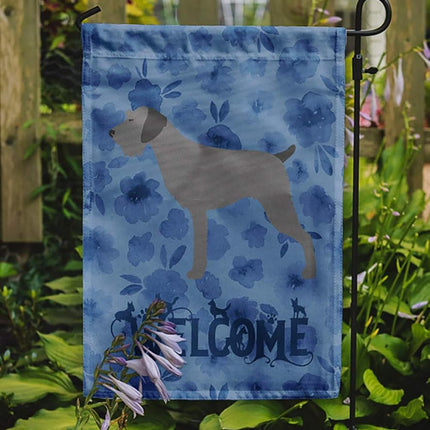 Caroline's Treasures CK6138GF German Wirehaired Pointer Welcome Flag Garden Size, Small, Multicolor