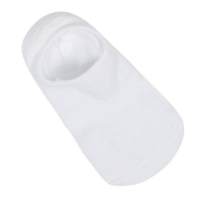 Calcetines invisibles de 8 pares para bebé, Gerber, a prueba de movimientos, blancos, 2-3T