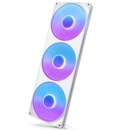 NZXT F420 RGB Core - 420mm Single-Frame RGB Fan Unit - White
