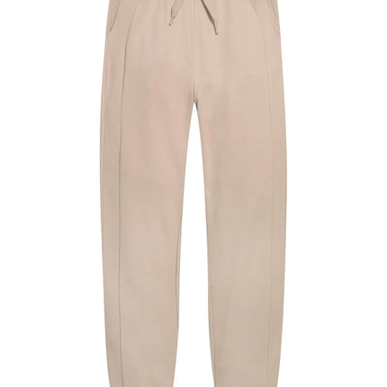 Nautica Girls' School Uniform Jogger Pants, Elastic Waistband with Drawstring Closure, Stretch Performance Fabric, Khaki, 7