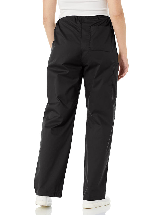 WonderWink Unisex-Adult's University of Missouri Drawstring Cargo Pant, Black, XS