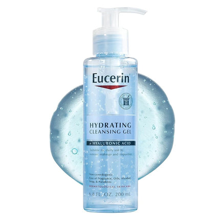 Eucerin Hydrating Cleansing Gel, Daily Face Wash a