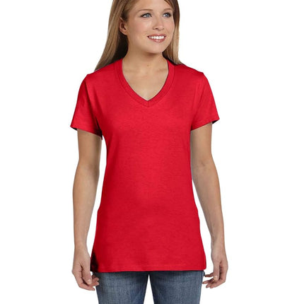 Hanes Women’s Perfect-T Short Sleeve V-Neck T-Shir