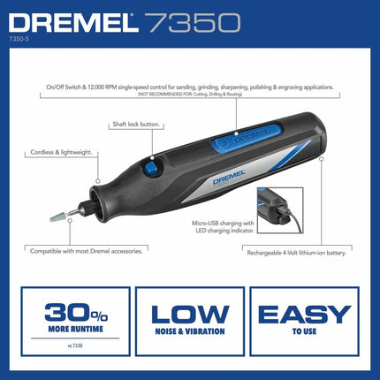Dremel 7350-5 3.6v Rotary Tool
