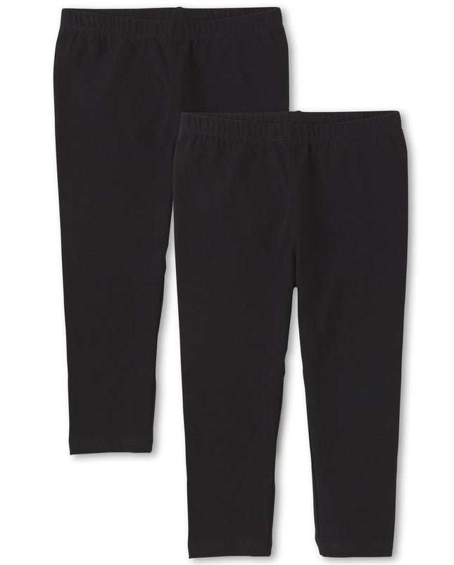The Children's Place girls Capri Leggings, Black, 