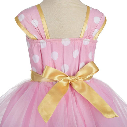 Dressy Daisy Baby Girls Polka Dots Tulle Dress, Pink, Size 00