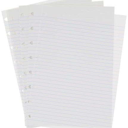 Filofax Notebooks A5 Ruled Journal Refill, Movable, 8 1/4 x 5 13/16 inches, 32 Cream Sheets Fits Filofax Refillable A5 (B152008U)