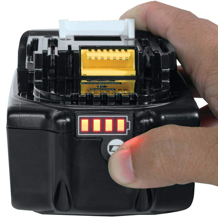 Makita Genuine 18V LXT Battery, Lithium-Ion, 6.0Ah, 2 Pack (BL1860B), with 55 min. Charge Time (Using DC18RC, DC18RD), Compatible with All Makita 18V Power Tools