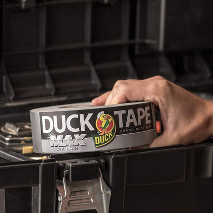 Duck Brand 240201 MAX Strength Duct Tape, 1.88 Inches by 45 Yards, Silver, Single Roll
