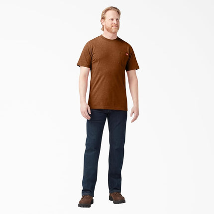 Dickies Men's Short Sleeve Heavyweight Heathered T-Shirt-Discontinued, Copper Single Dye Heather, 3XL