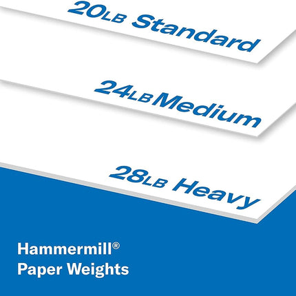 Papier Imprimante Hammermill, Premium Laser Print 32 lb, 8.5 x 11-8 Ramettes (4000 Feuilles) - 98 de Luminosité, Fabriqué aux États-Unis, 104646C