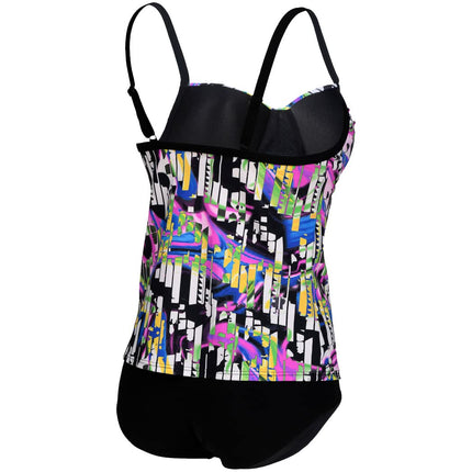 Arena Women's Carolina Bikini, Black Multi-black, 42 UK