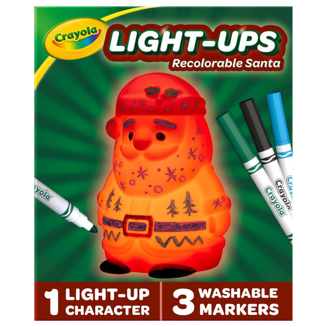 CRAYOLA Light Ups: Santa | Washable Santa Christma