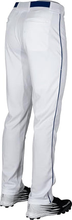Rawlings Men's Piped Pants, White/Navy, Medium