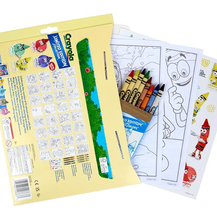 Crayola Retired Colors Coloring & Activity Set, Retired Crayons & Stickers, 32 Pgs, Gift for Kids Ages 3+