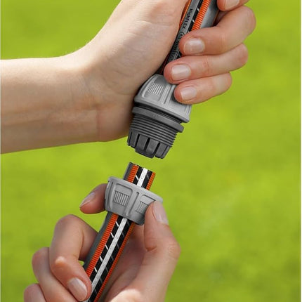 Gardena Hose Repairer 13 mm (1/2 inch) and 15 mm (5/8 inch): Hose Repair, Quick and Easy, Without Tools, Power Grip, Great Holding Force, Packaged (18232-20)