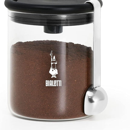 Bialetti Smart Coffee Jar, 250g Capacity – Made in