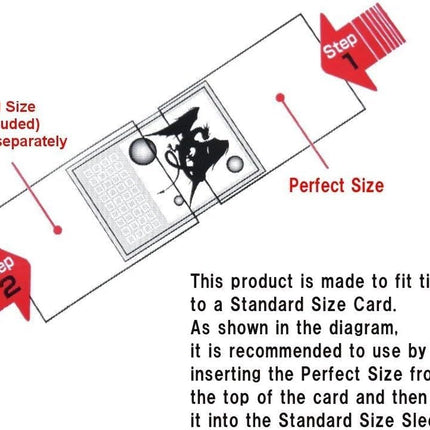 KMC 100 pochettes Card Barrier Perfect Size Soft Sleeves, 9 Packs/Total 900 pochettes