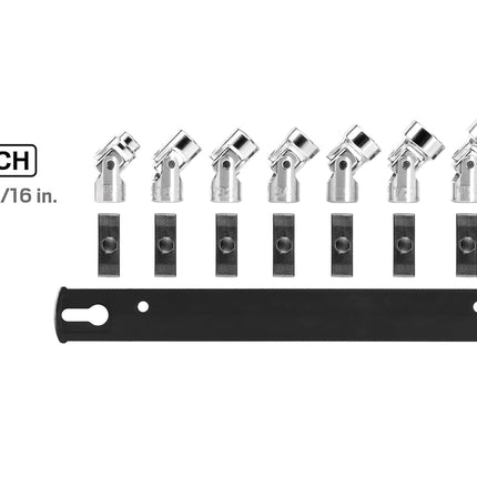 TEKTON 1/4 Inch Drive Universal Joint Socket Set, 7-Piece (1/4-9/16 in.) | SHD90109