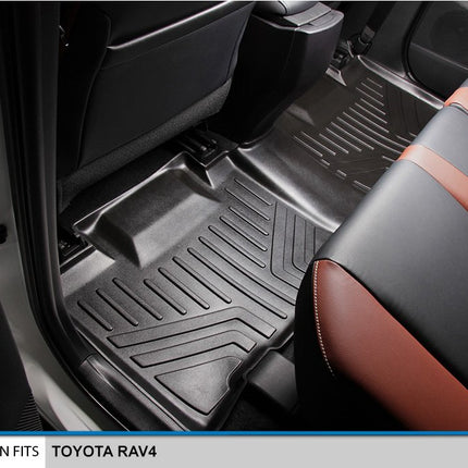 SMARTLINER Custom Fit Floor Mats and Cargo Liner Set for 2013-2018 Toyota RAV4